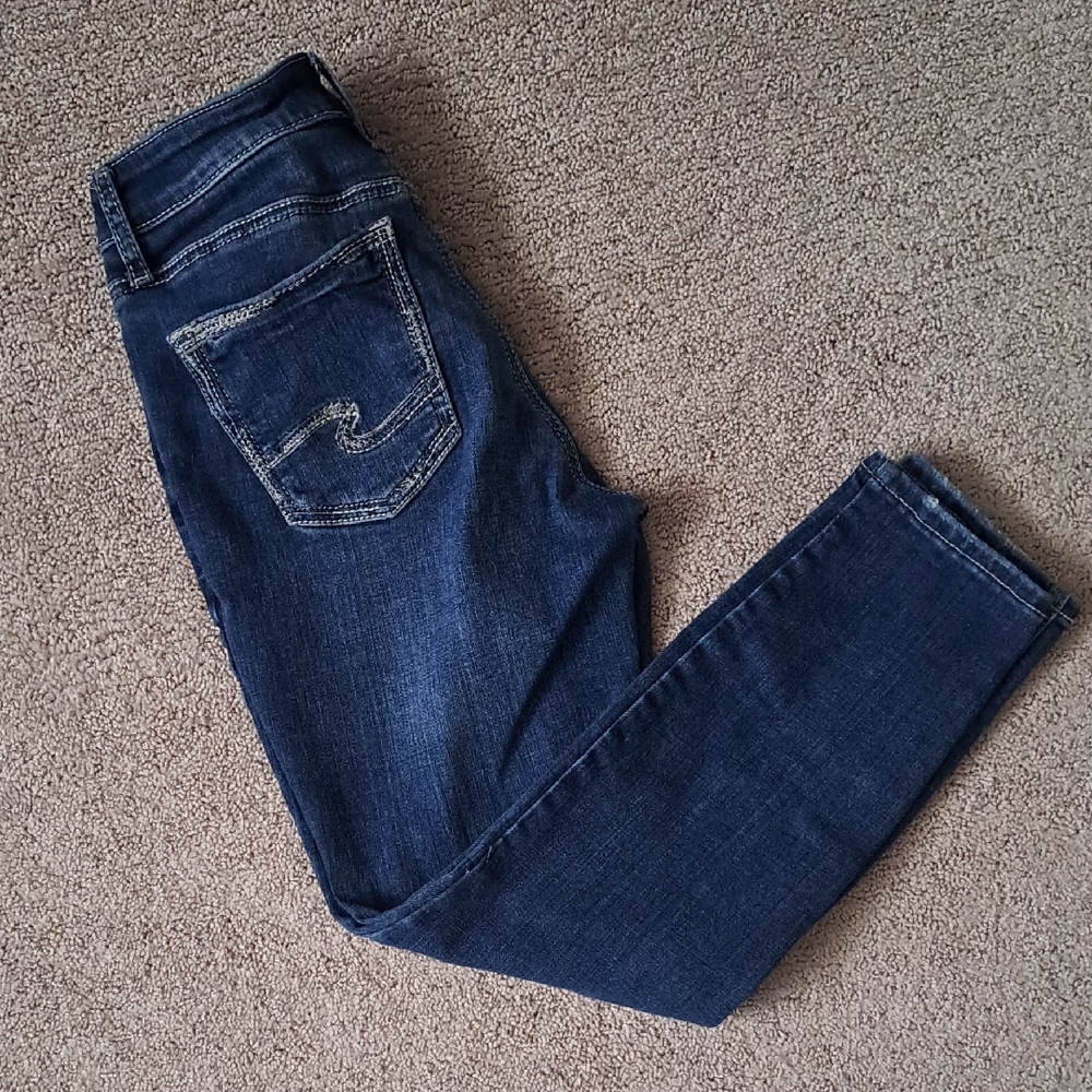 SILVER JEANS Suki Skinny Crop Jeans